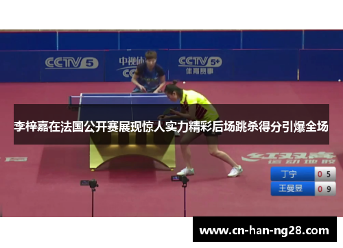 李梓嘉在法国公开赛展现惊人实力精彩后场跳杀得分引爆全场