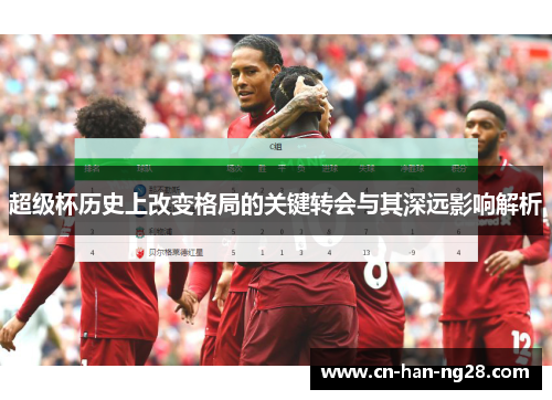 超级杯历史上改变格局的关键转会与其深远影响解析 超级杯历史上改变格局的关键转会与其深远影响解析